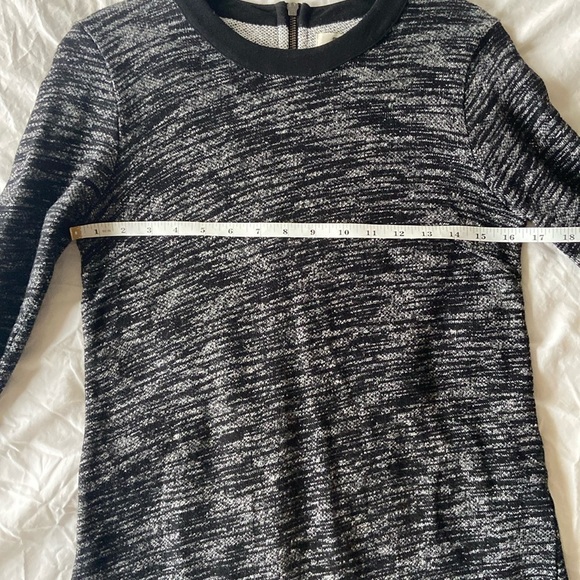 Madewell Sheath Dress in Marled Charcoal, M - Picture 5 of 8